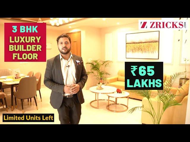 ₹65 Lacs  3 BHK Luxury Builder Floor in Gurgaon  8448449131