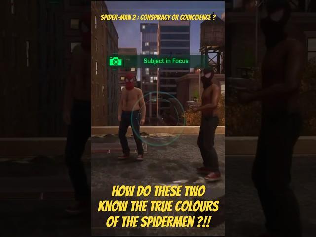 CONSPIRACY …. or coincidence ? #gaming #spiderman2 #spiderman #shorts #viralshorts