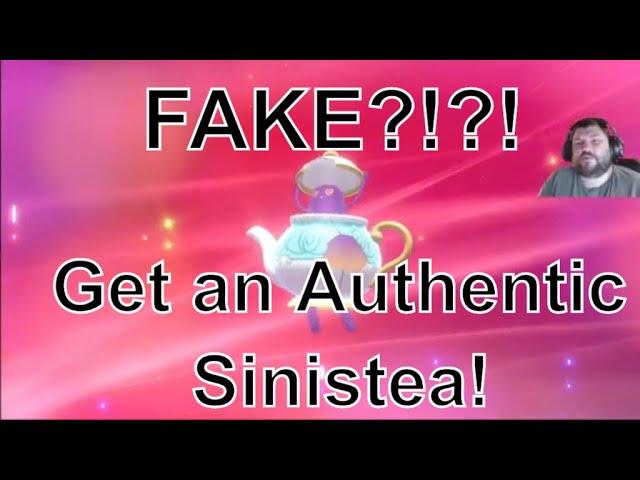 FAKE? How to get an Authentic Sinistea! Where to get Cracked/Chipped Pot to evolve into Polteageist!