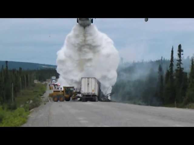 Water Bomber at Trans - Labrador Highway Accident