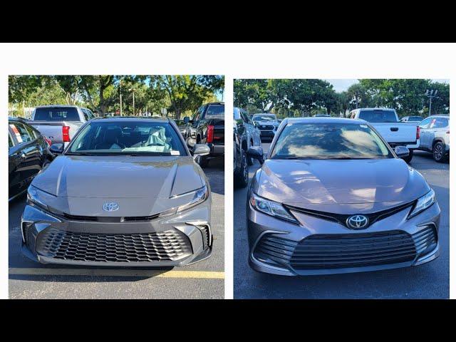 2025 Toyota Camry vs 2024 Toyota Camry - A side by side look of the differences and similarities