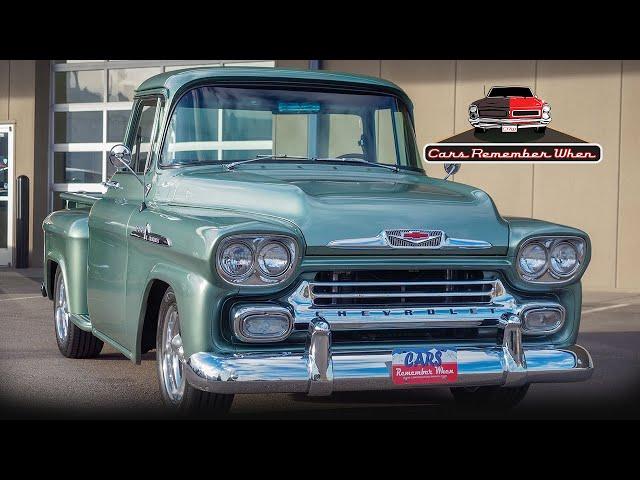 1958 Chevrolet 3100 Restomod FOR SALE - Big Window - ZZ Crate Engine - A/C