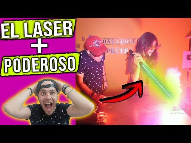 Todo esto hace el laser mas poderoso // Pongamoslo a prueba