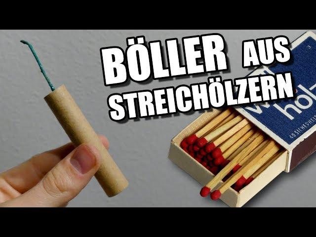 BÖLLER aus STREICHHÖLZERN selber bauen, geht das?