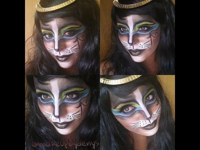 Egyptian cat makeup / maquillaje de gato egipcio