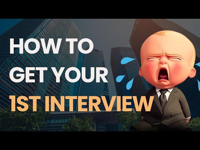 How To Get Your 1st Interview [55 Minute Free Masterclass]