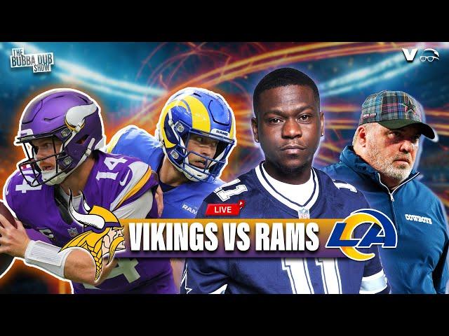 Bubba Dub's Reaction to the Vikings-Rams & Mike McCarthy OUT as Cowboys coach!!