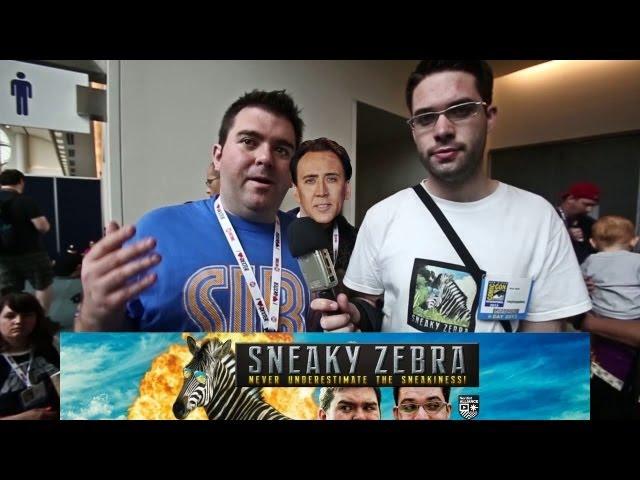 Interview with SNEAKY ZEBRA at San Diego Comicon 2013