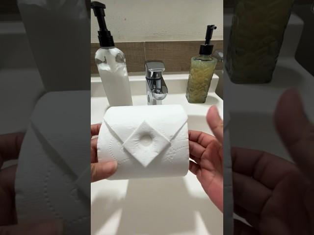 Decoración de papel de baño  #decoracion #tips #ideas #origami #papeldebaño # #shorts