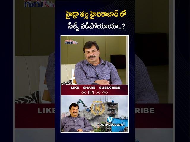 Due to HYDRA Did Real Estate Sales Slowdown in Hyd? | #realestatemarket  #realtalkswithkingjohnson