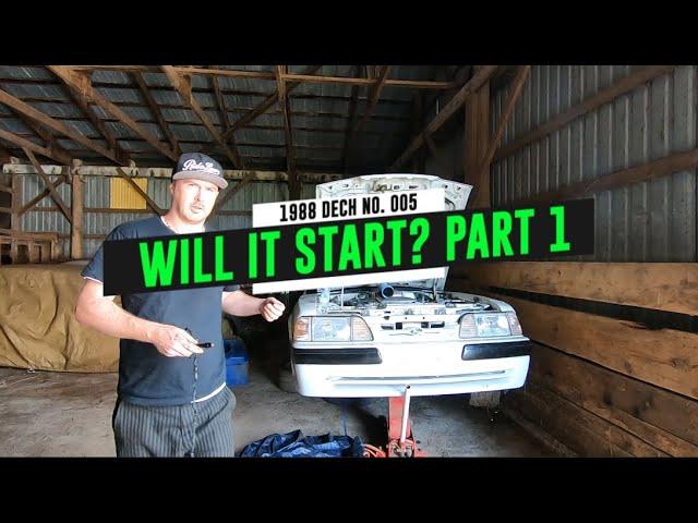 Will it Start? A Rare 1988 Ford Mustang DECH Part 1 -TIPS02E01