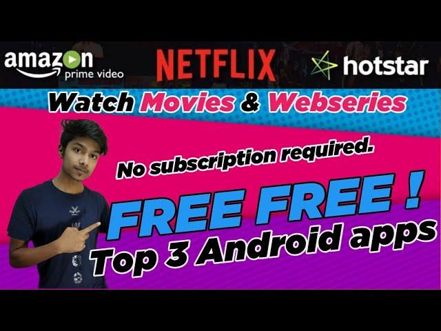 Watch Free Movies & Webseries | Top  3 Android apps | Nepali Tech | Tech Sikkim