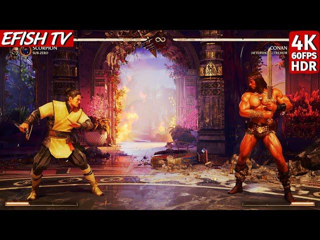 Wedding Scorpion vs Conan (Hardest AI) - Mortal Kombat 1