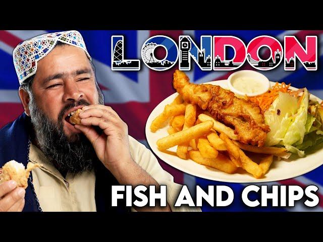 Tribal People Try London Fish and Chips For The First Time