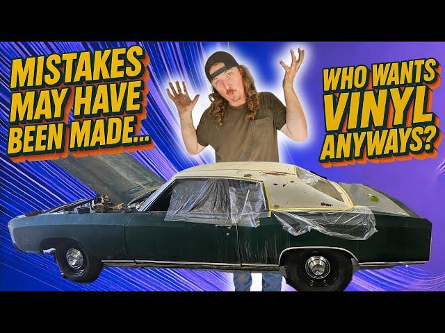 No Vinyl Top Again?! Monte Roof Gets The Spray Can Treatment- See You In The Comments!