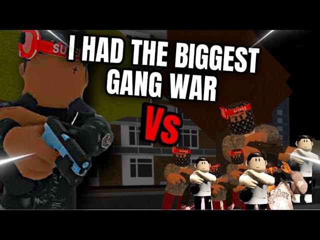 I HAD A GANG WAR IN ROBLOX SOUTH LONDON 2