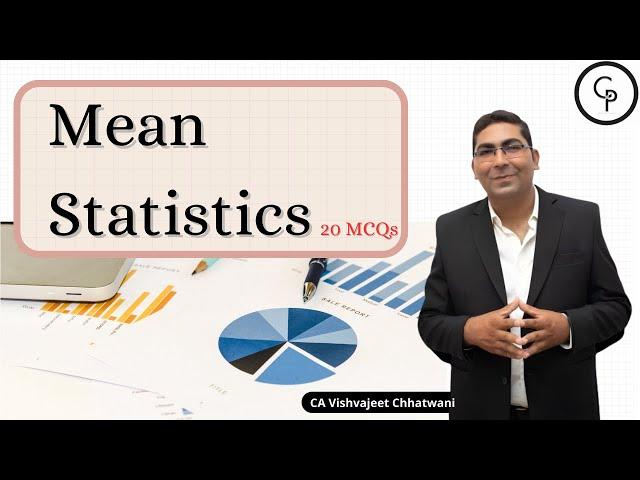 Mean Statistics 20 MCQs Quiz Solution for 1st Grade Teacher Commerce