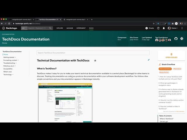 How to make great documentation (TechDocs plugin) in Backstage (Demo)