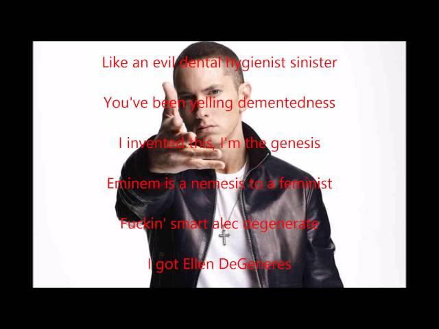 Eminem Part Lyrics - Speedom (Tech N9ne feat. Eminem and Krizz Kaliko)