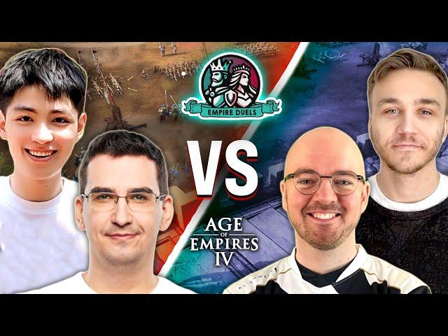 Beasty & LoueMT vs PuppyPaw & Demu - 2v2 Top Team Gamer AOE4 Tournament (Playoffs #1)