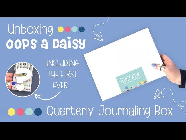 Unboxing the Oops a Daisy Bullet Journaling Subscription | Big One December 2023 - Become