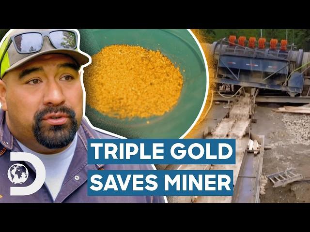 TRIPLE Gold Production Saves Miner From Bankruptcy | Gold Rush Mine Rescue With Freddy And Juan