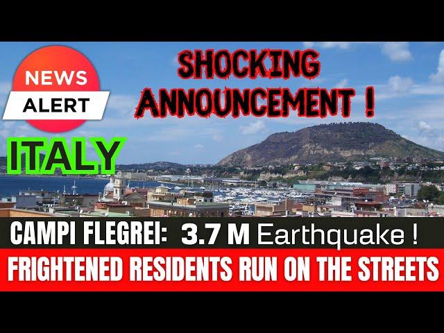 BREAKING: Director of Vesuvius Observatory makes frightening statements while the Earthquakes rumble