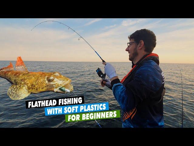 flathead fishing with soft plastics for beginners