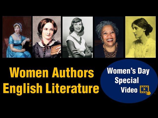 Women Writer in English Literature | Women Authors in english literature | Female Writers in English