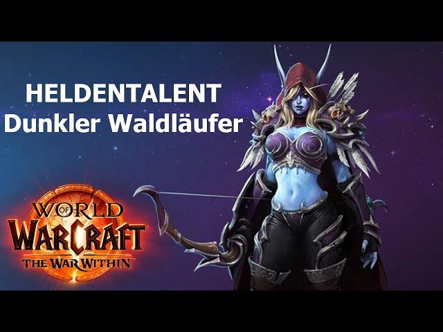 Dunkler Waldläufer Jäger Heldentalente - WoW The War Within Talent Vorschau | Tierherrschafts Jäger