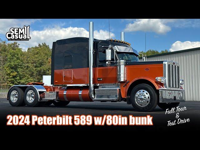 This is HUGE!! Peterbilt 589 w/80in Bunk.