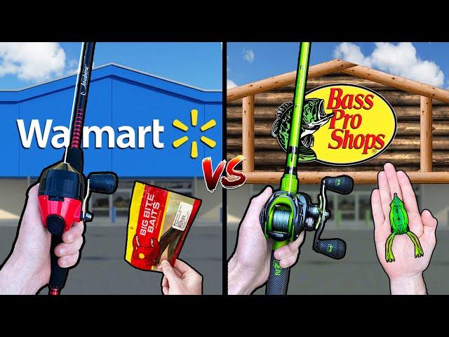 Walmart vs Bass Pro Shops Budget Fishing Challenge