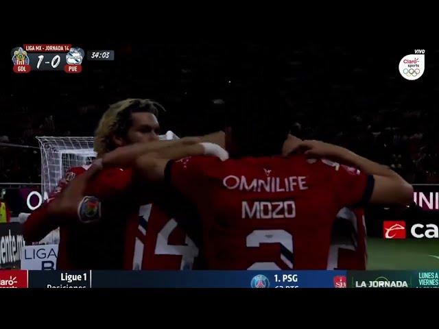 El GOL De CHICHARITO En El Partido - Chivas Vs Puebla - ( 3 - 2 ) - #LigaMX Jornada 14