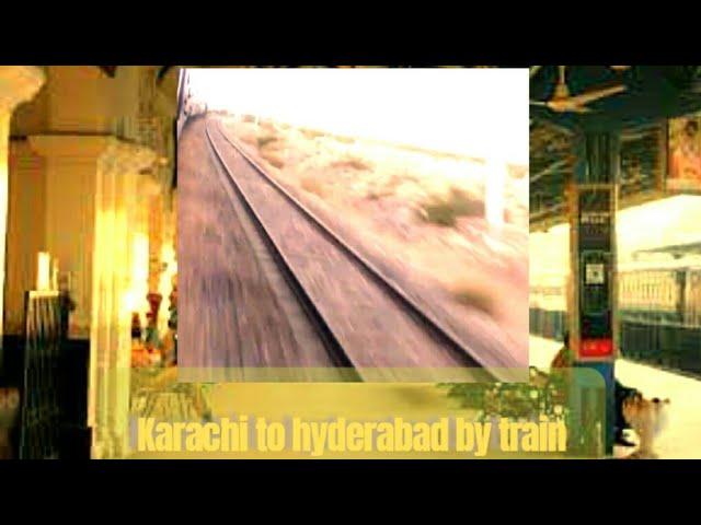 karachi to hyderabad by train p2| Pakistan travel | millat express | train travel pk