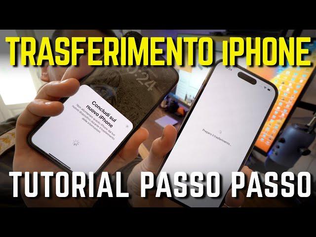 TRASFERIMENTO NUOVO iPhone e IMPORTARE DATI dal vecchio iPhone TUTORIAL PASSO PASSO