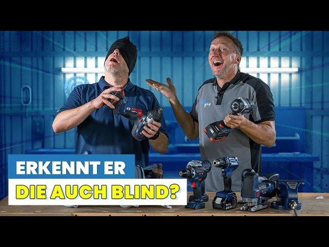 WERKZEUG BLIND ERRATEN? – Der Blindtest mit Bosch-Experte Sandro! || ToolGroup Meets