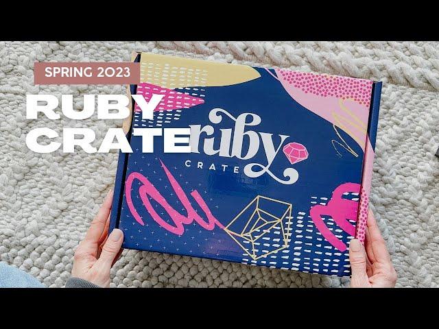 Ruby Crate Unboxing Spring 2023: Teen Subscription Box