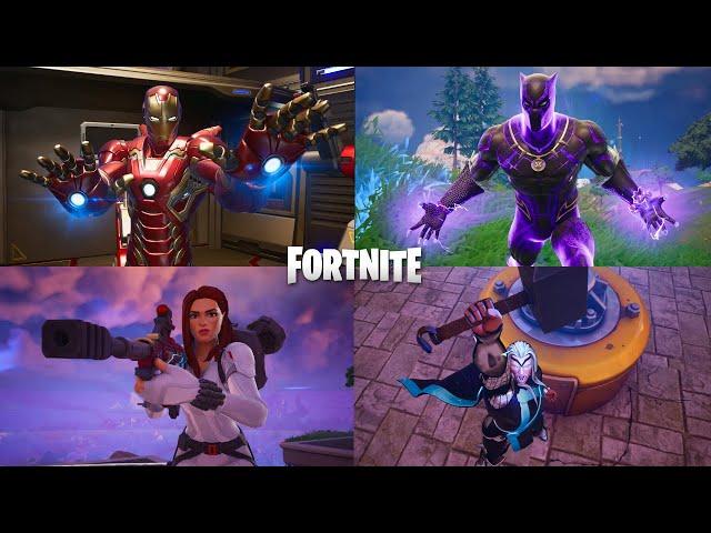 The Avengers Squads Match - Fortnite Chapter 5 Season 4 (4K 60FPS)