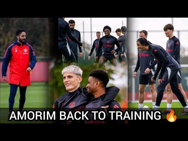 MANCHESTER UNITED PLAYERS PUSHED TO THEIR LIMITS IN RUTHLESS TRAINING SESSION UNDER RUBEN AMORIM!