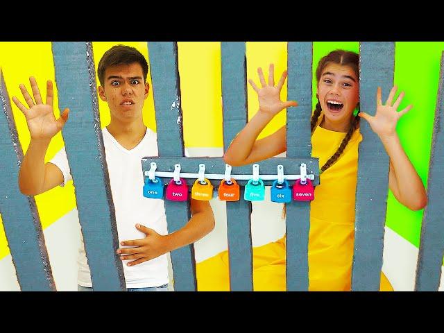 Nastya and Artem in the Escape Room Challenge | Fun Kids Compilation