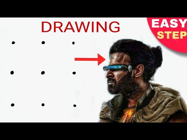 Kalki Prabhas Pencil drawing || Kalki Movie Prabhas drawing