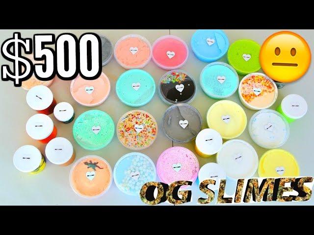 $500 slime_og famous slime package review! *I bought $500 of slime!* nichole jacklyne