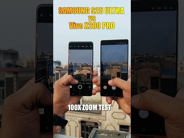 100x Zoom Test Samsung S25 Ultra vs Vivo X200 Pro