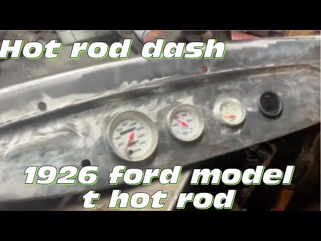 Hot rod 1926 ford model t dash work #mechanic #classiccar #hotrodding #hotrod #fordhotrod