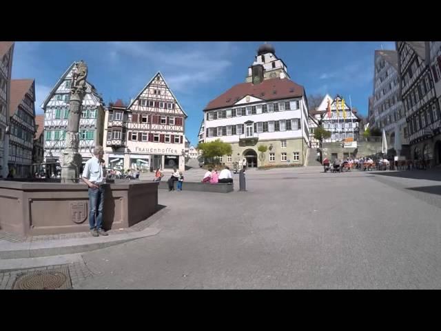 STREET VIEW: Altstadt von Herrenberg in GERMANY