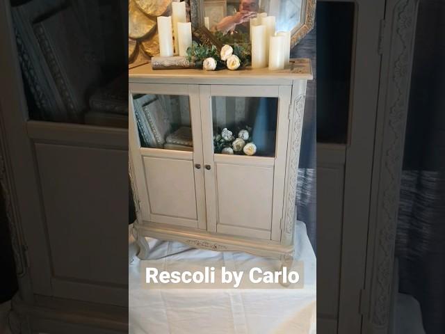 A #beforeandafter of this #furniture #rescolibycarlo #character #quality #creative #frenchic #paint