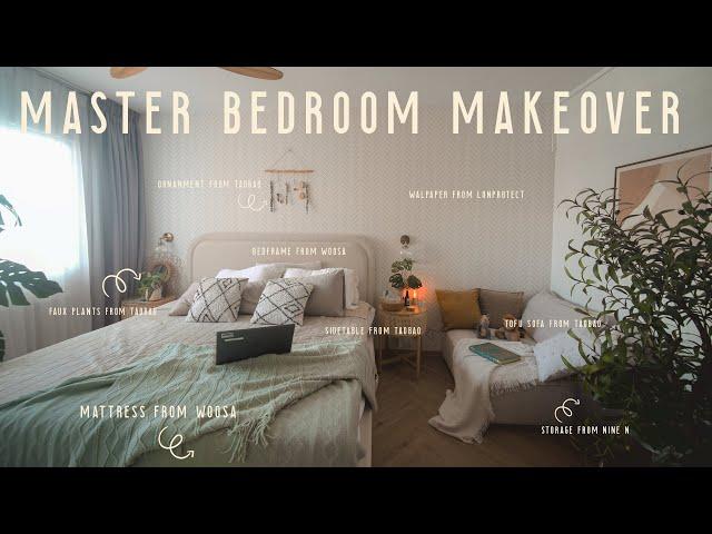 Our HDB Master Bedroom Makeover After 1.5 Years | Woosa's Adjustable Bed Frame + King Size Mattress