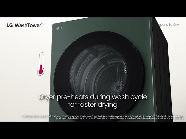 LG WashTower™ | Wash and Dry in 1 Hour