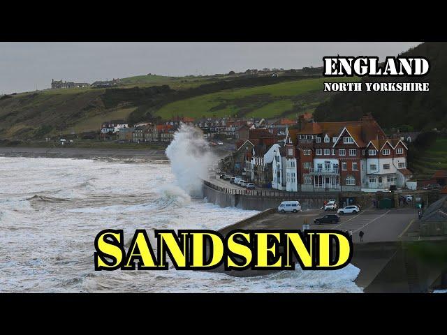 Huge waves in Sandsend! Exploring the village, Mulgrave Castle and the old alum mine #England