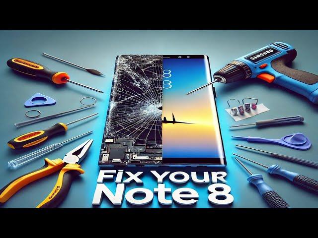 How To Replace Note 8 Screen, Samsung Galaxy Note 8 Screen Replacement Guide - DIY Tutorial